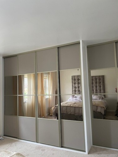 Sliding wardrobe doors off - doors,