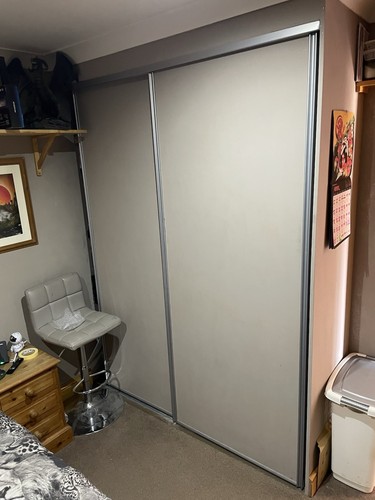 6ft wardrobe doors with track - doors,