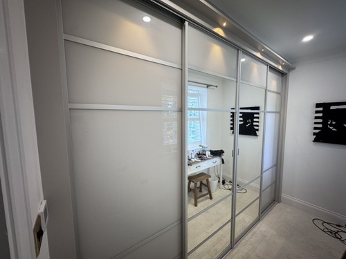 Four aluminium framed - four, framed,