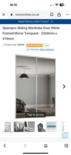 Spacepro sliding wardrobe door - wardrobe,