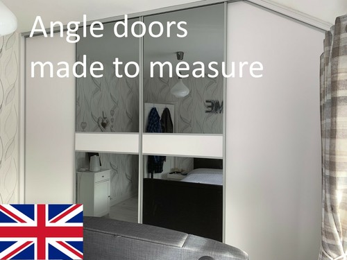 Angled glass wood - angled,