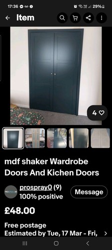 Mdf shaker wardrobe doors - shaker,