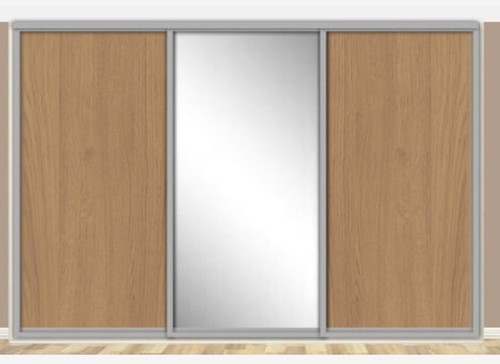 Sliding wardrobe doors silver - doors,,