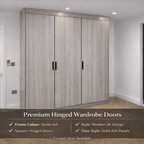 Premium hinged wooden wardrobe - premium,